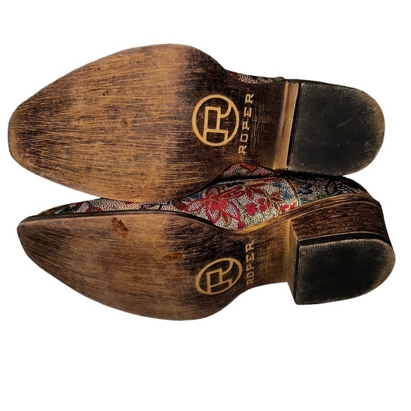 Roper Ingrid Floral Western booties - Picture 7 of 7